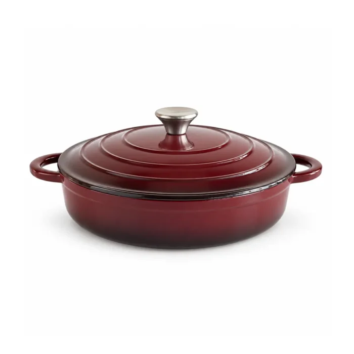 Cratiță fontă emailată Schmitter 29 cm, cu capac, 3.5L - Schmitter Romania