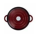 Cratiță fontă emailată Schmitter 29 cm, cu capac, 3.5L - imagine 6