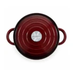 Oală fontă emailată Schmitter 24 cm, cu capac, 3.5L - imagine 6